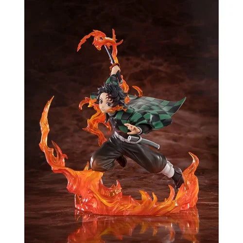 Demon Slayer: Kimetsu No Yaiba Tanjiro Kamado Kyojuro Rengoku's Sword Guard Version FiguartsZERO Statue