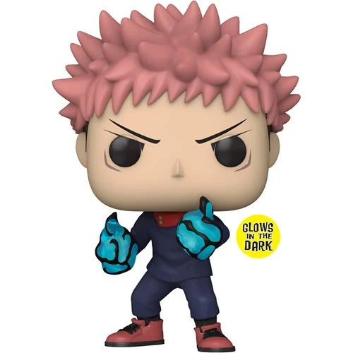 Jujutsu Kaisen Yuji Itadori Divergent Fist Glow-in-the Dark Funko Pop! Vinyl Figure